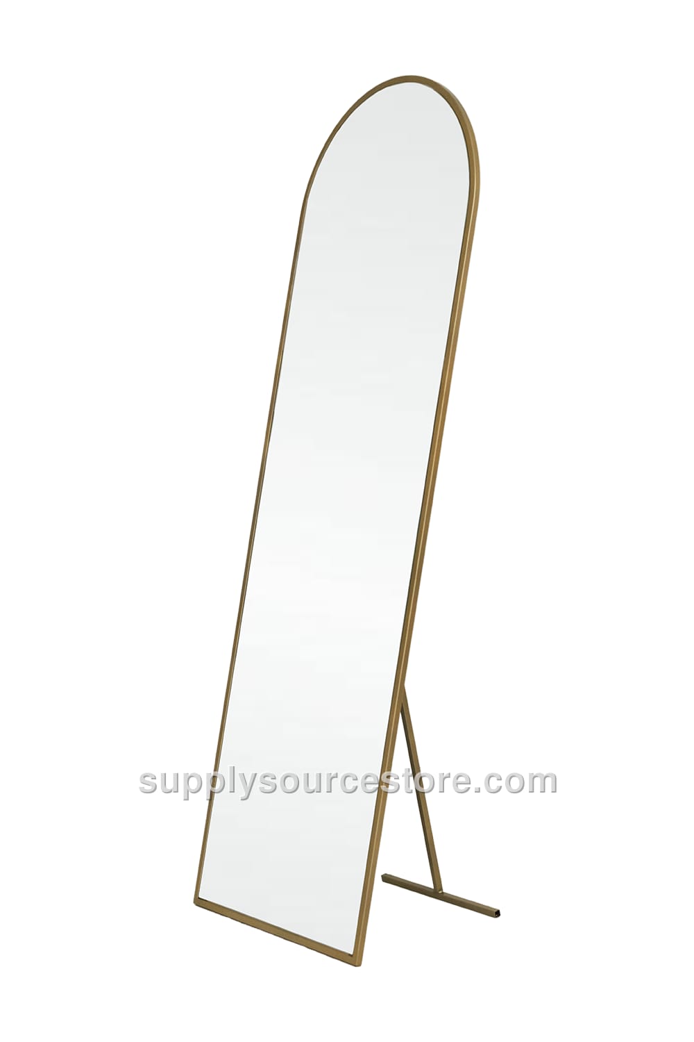 Gold Metal Full-Length Mirror