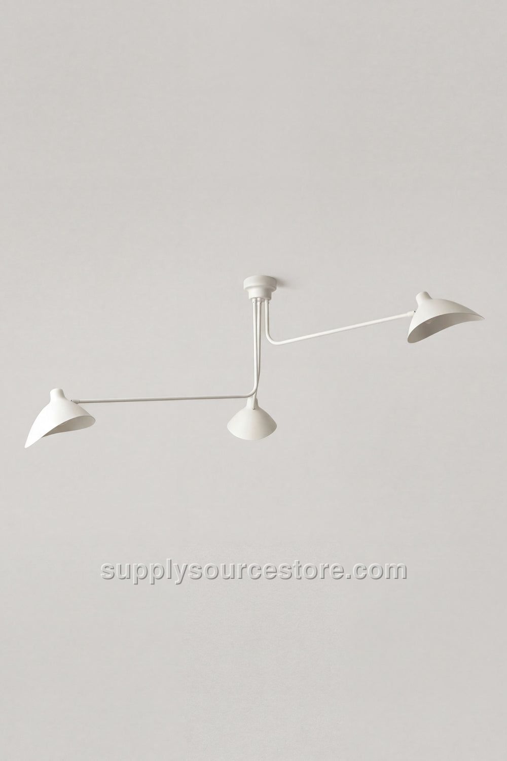 White Metal Chandelier