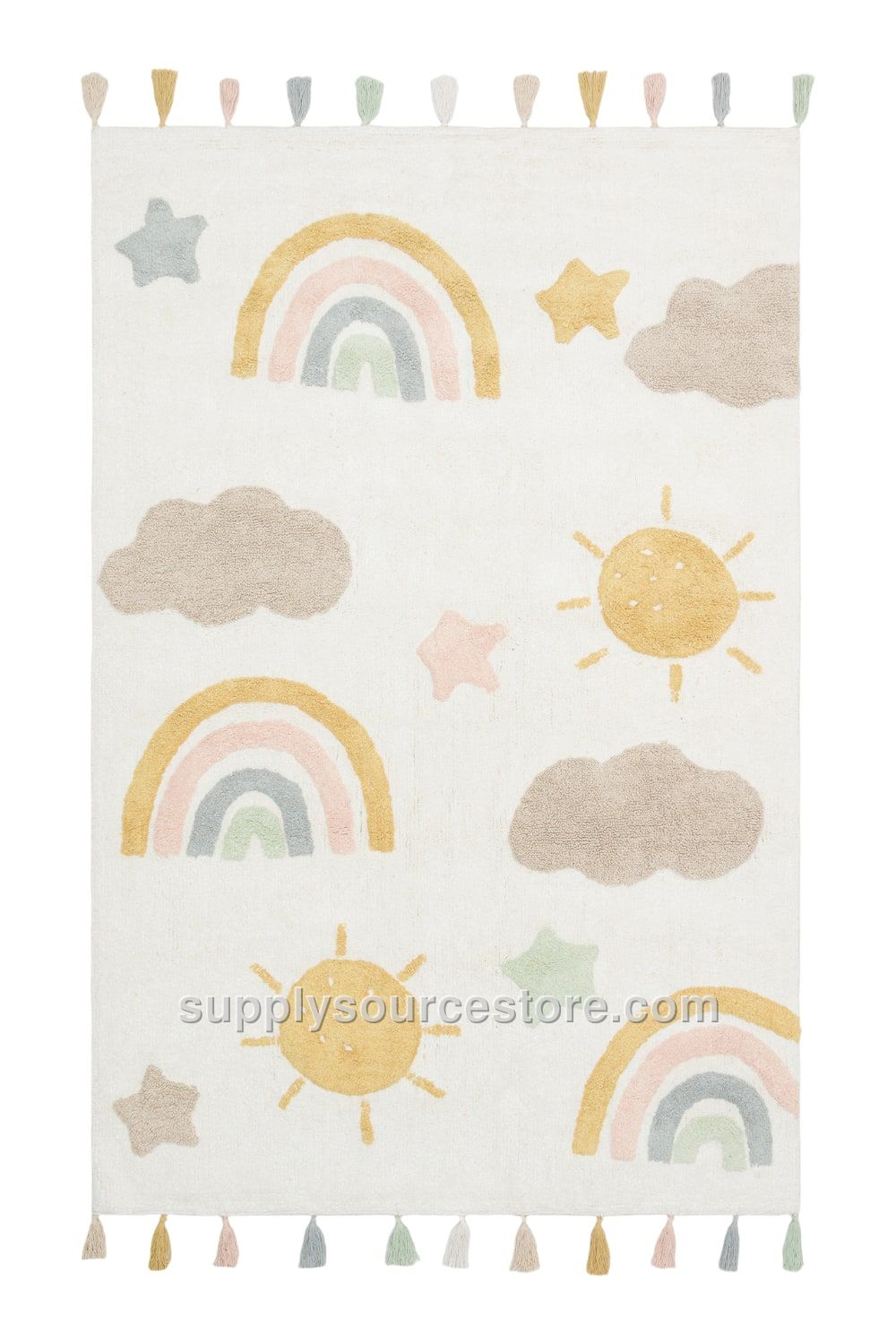 Washable Non-Slip Cotton Kids Rug · SS-006410