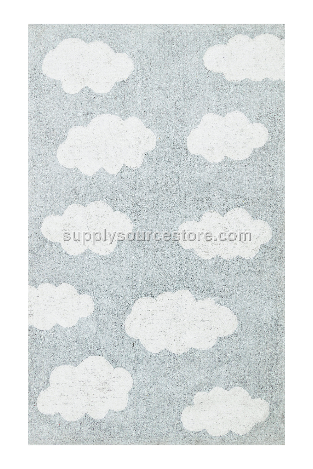 Washable Non-slip Base Cotton Kids Rug