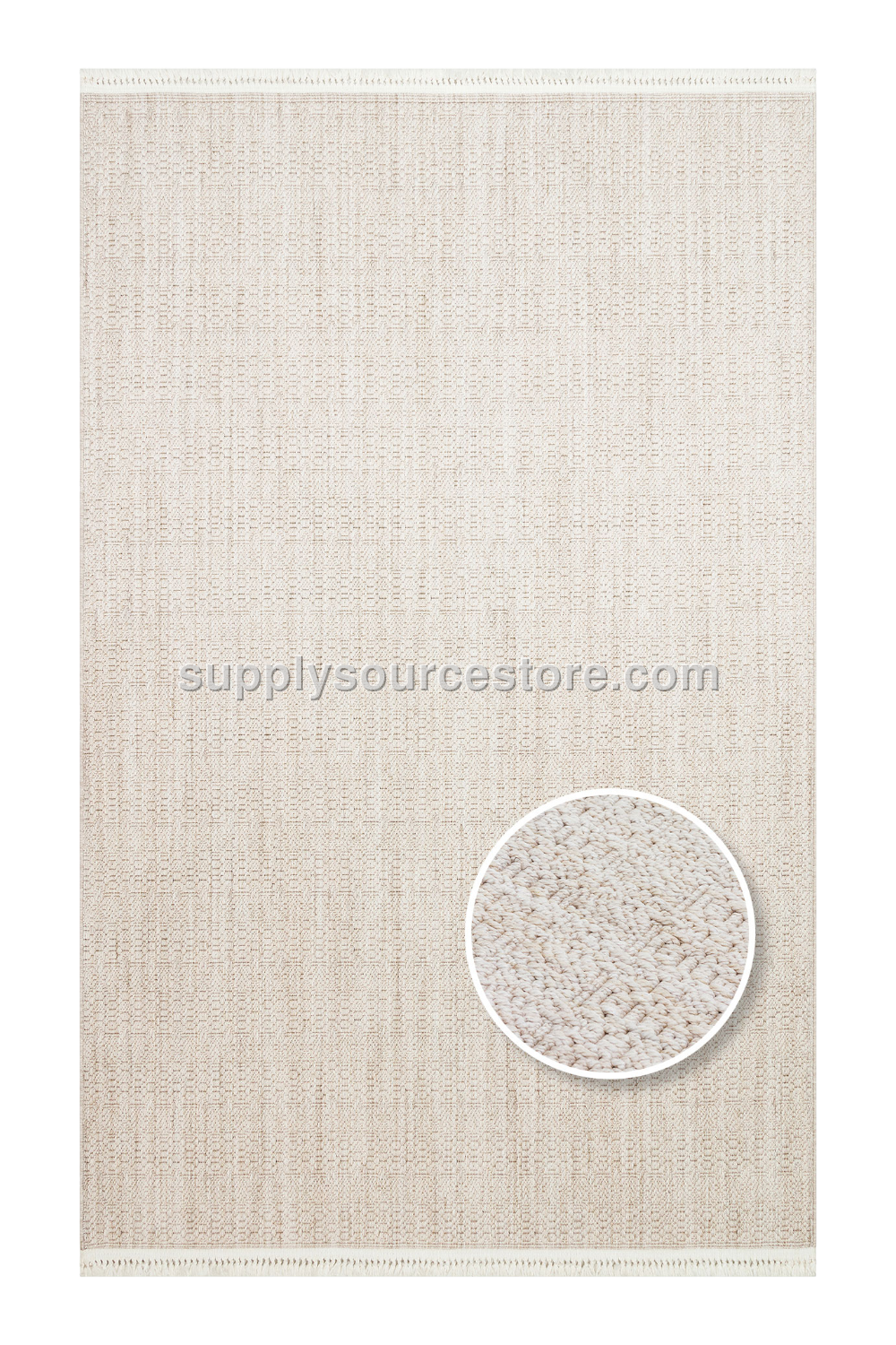 Soft Textured Knitted Rug