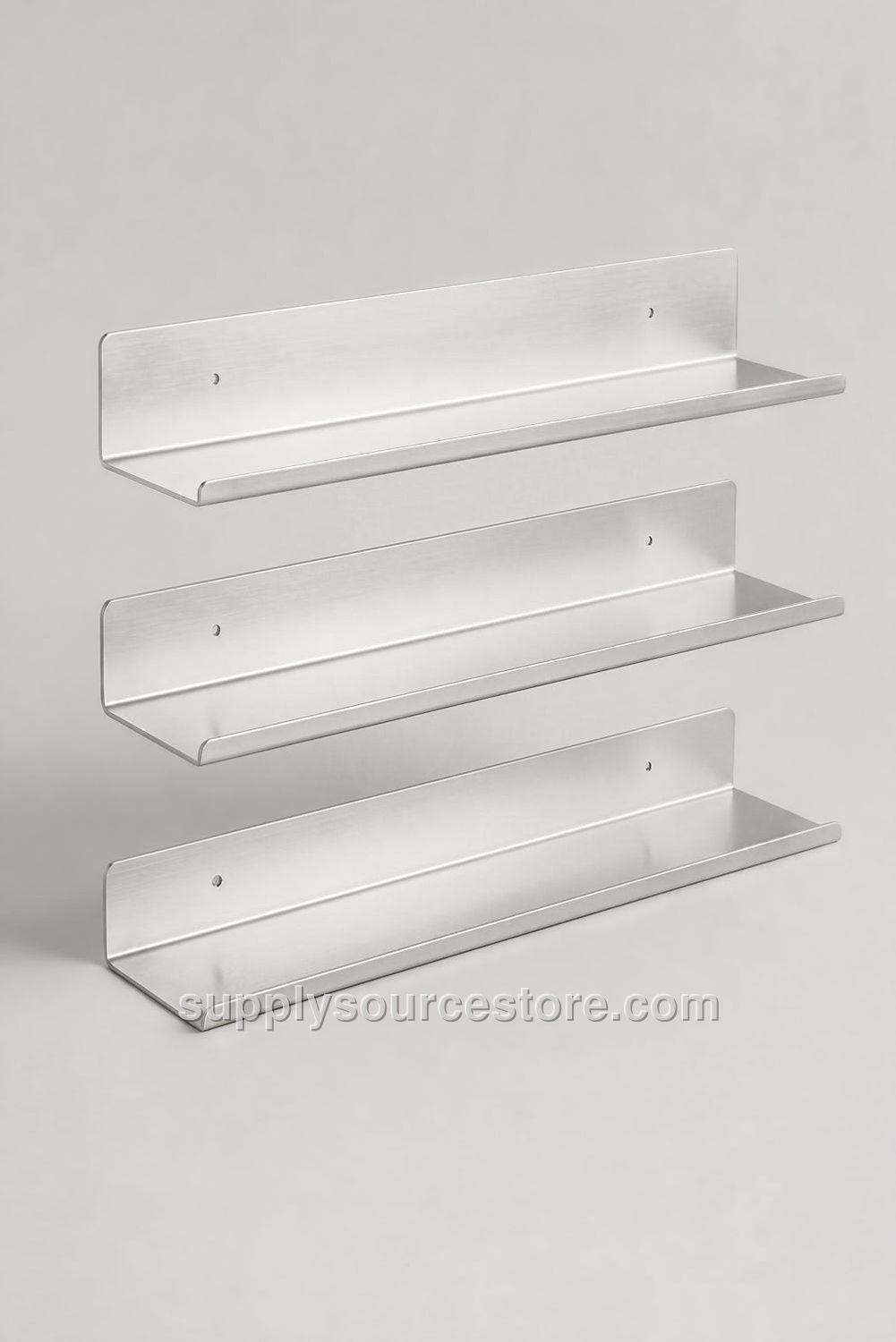 3-Piece Steel Floating Shelf Set