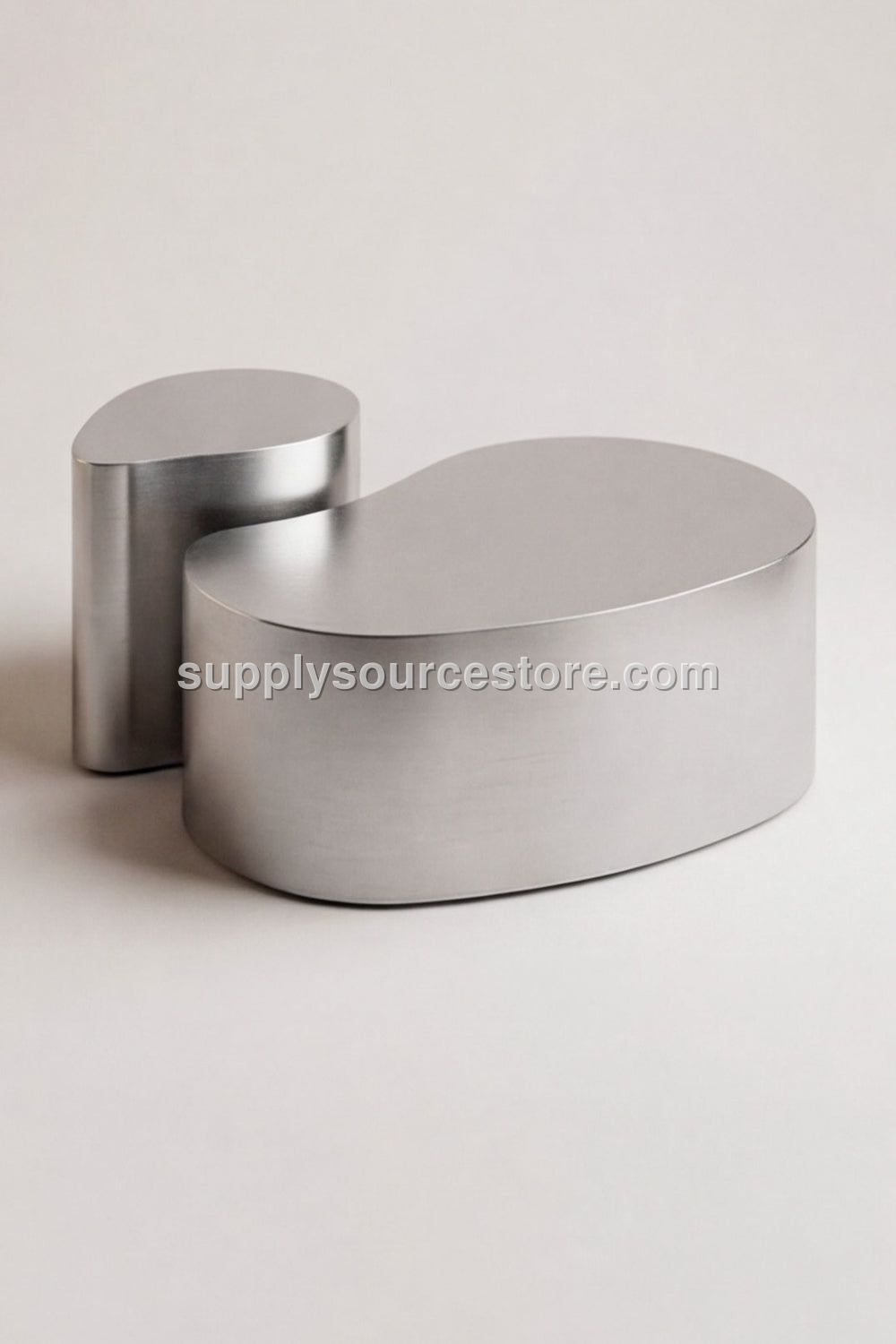 Steel Asymmetric Coffee Table Set