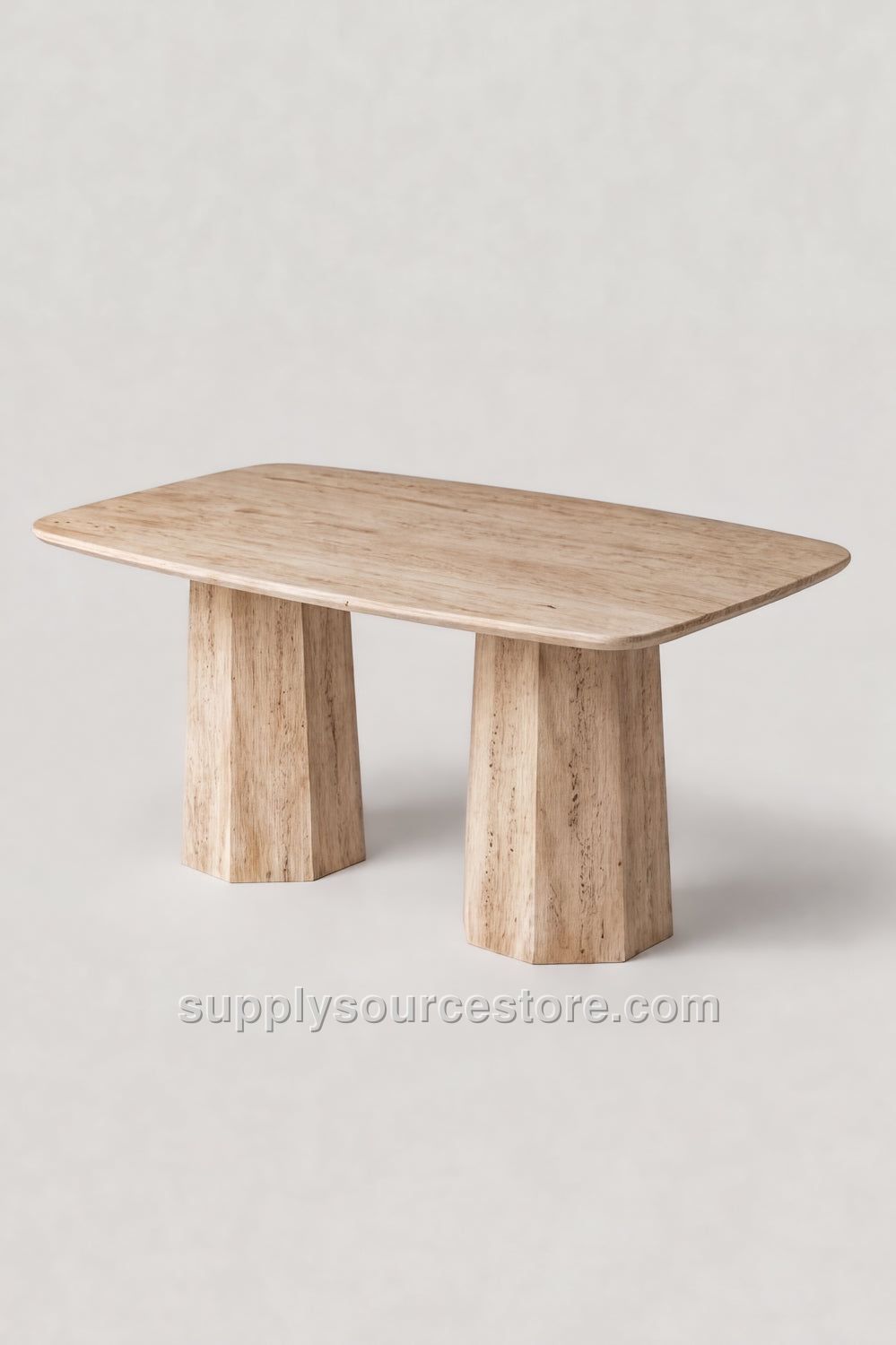 Travertine Dining Table