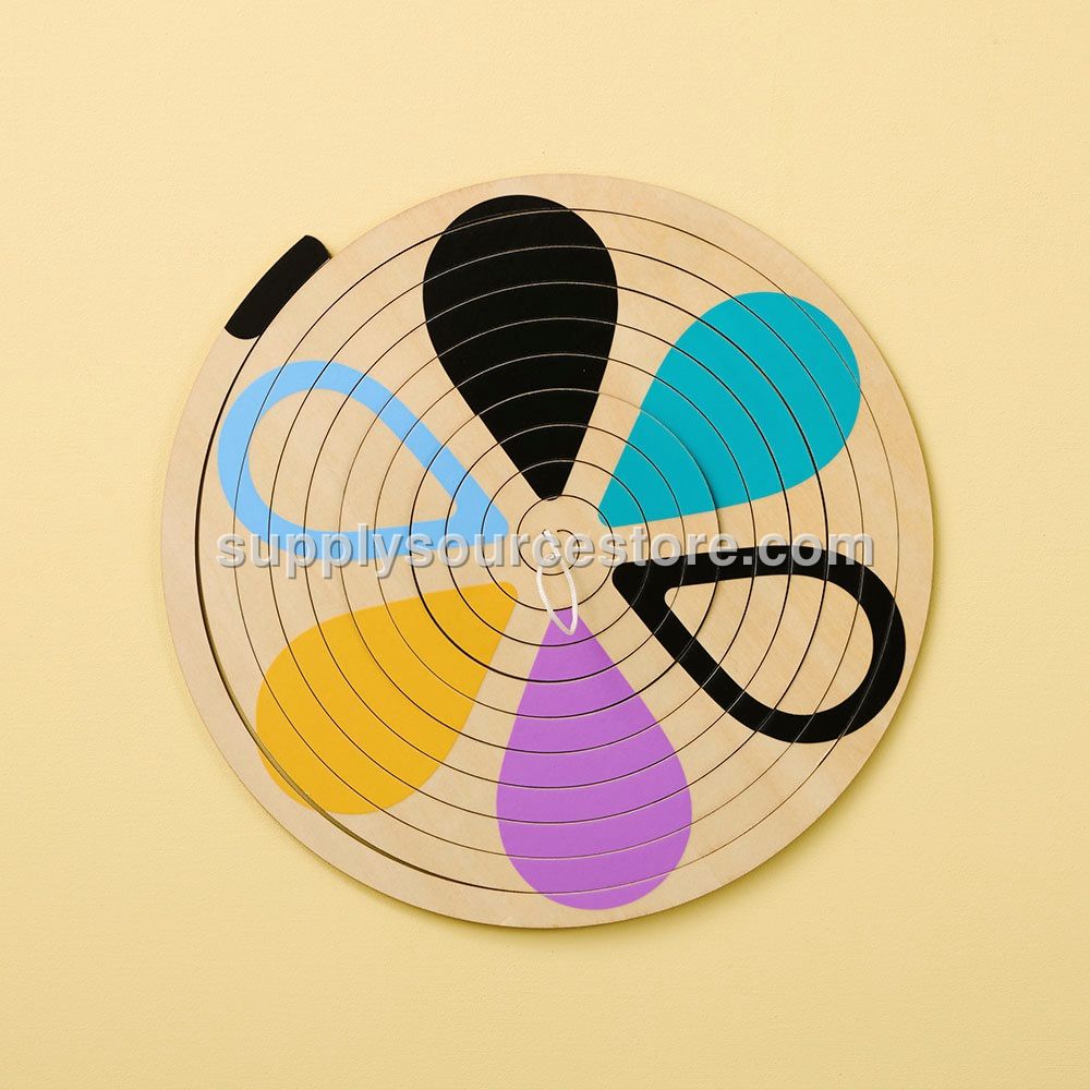 Montessori spiral baby mobile