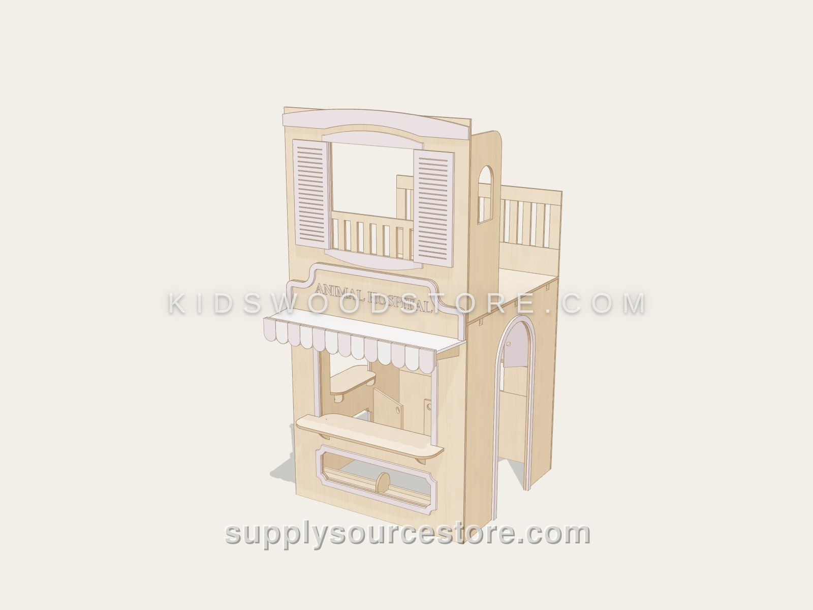 Animal Hospital Playhouse — Treetop Village