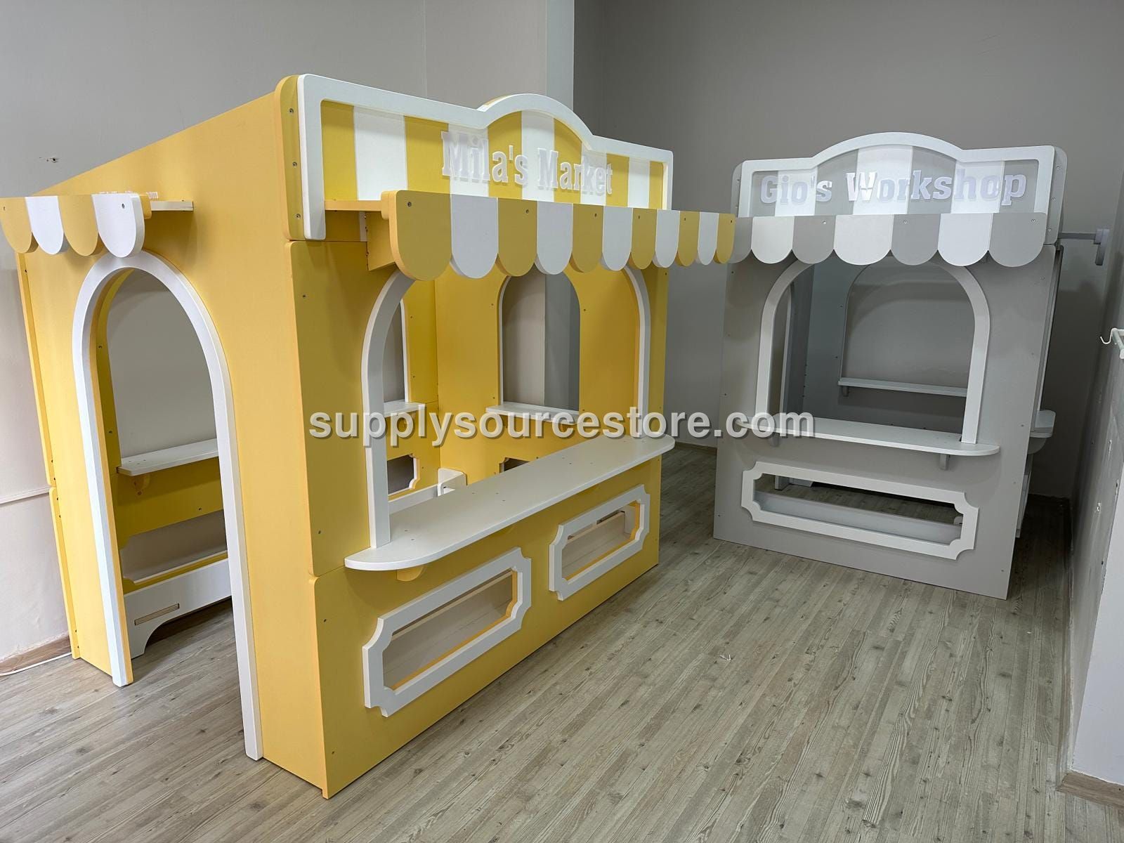 Customizable Kids Indoor Playhouse: Pretend Play Area, Daycare Furniture