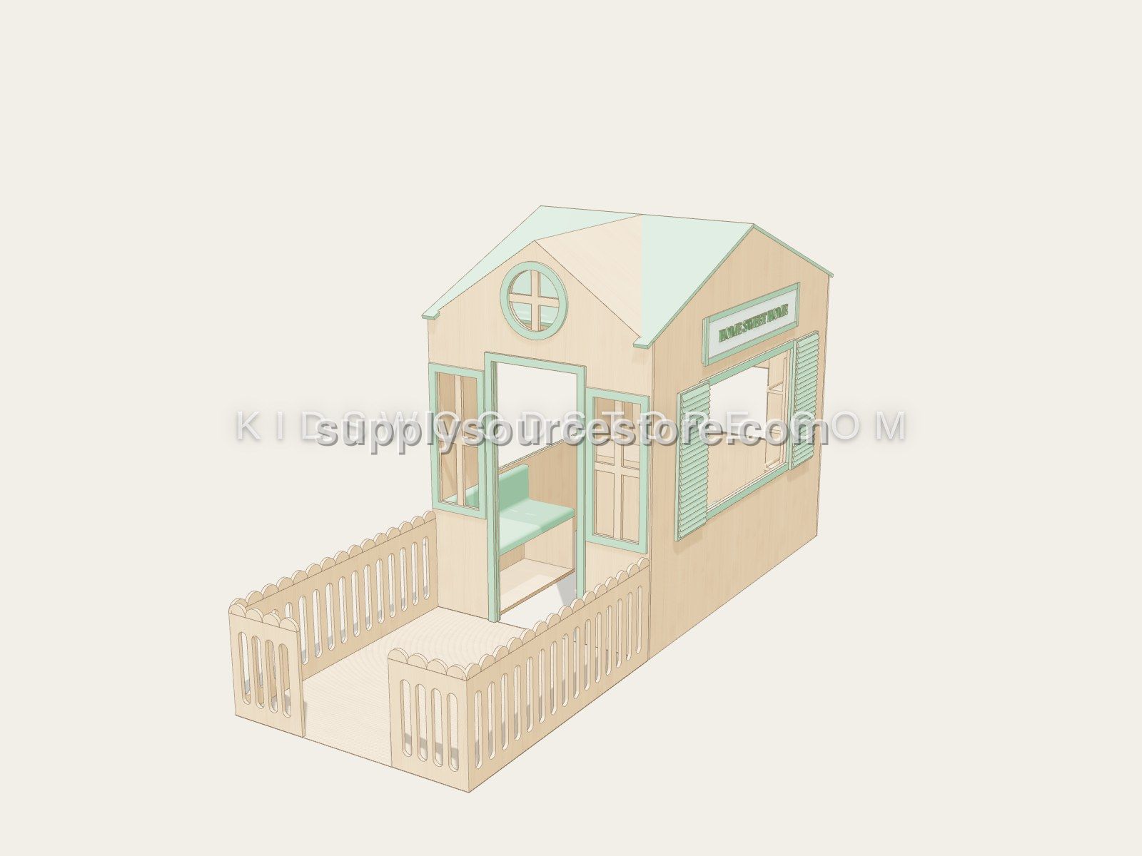 Garden Kiosk Playhouse with Porch — Play Town