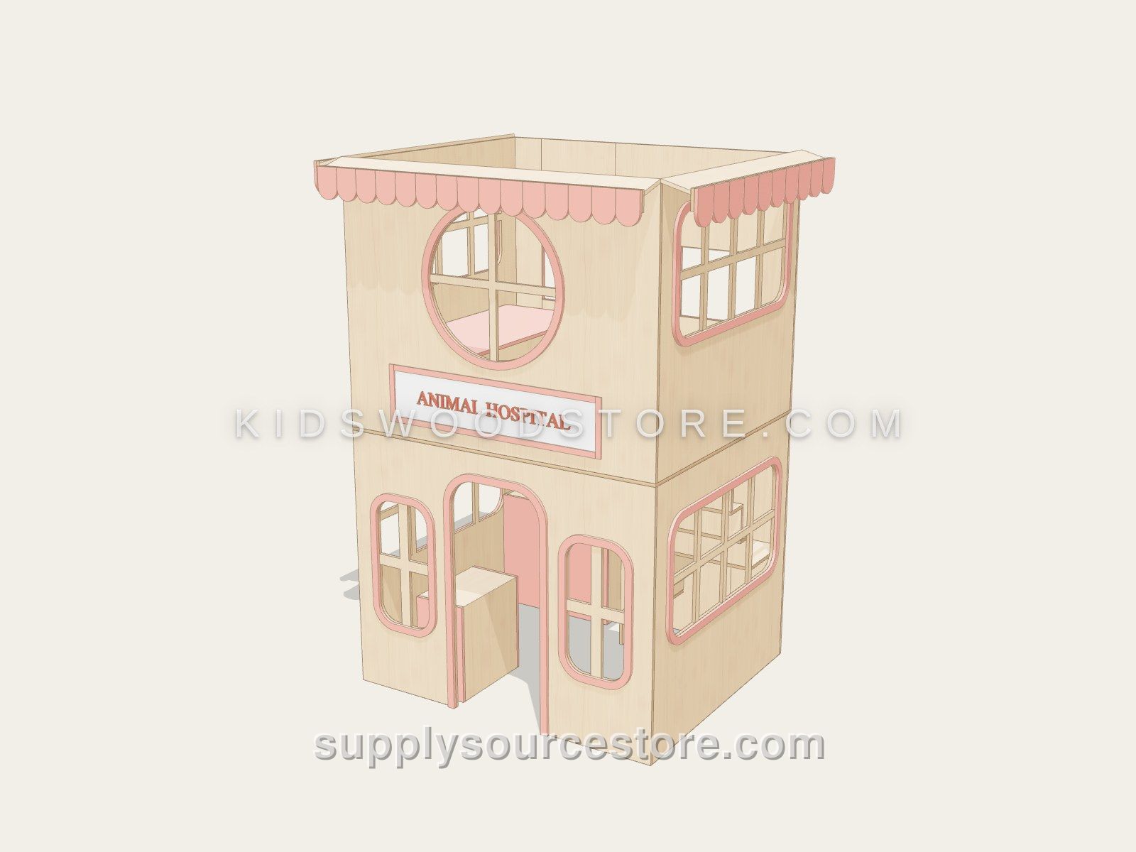 Hospital Two-Story Playhouse — Play Town