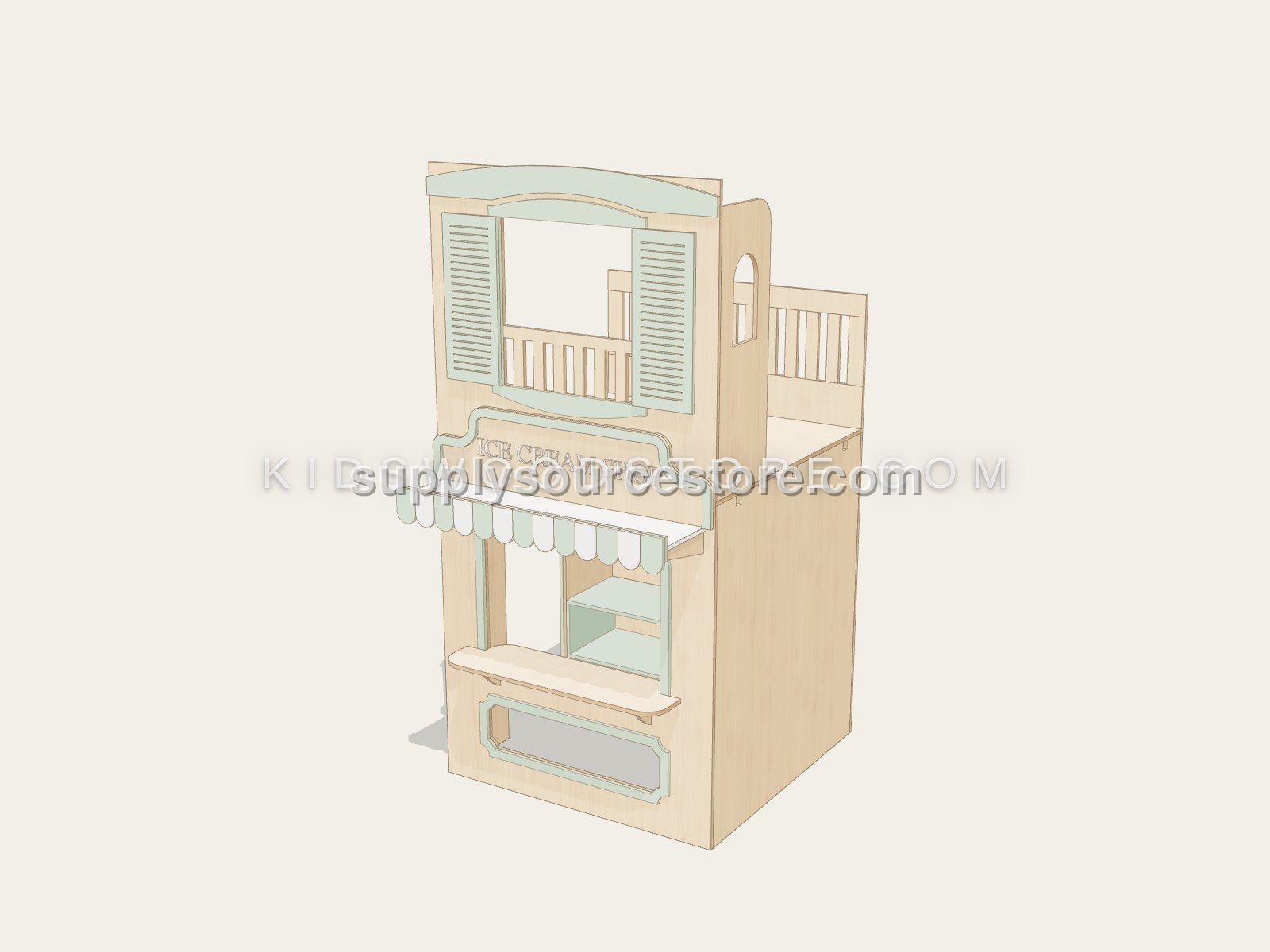 Ice Cream Shop Playhouse — Treetop Village