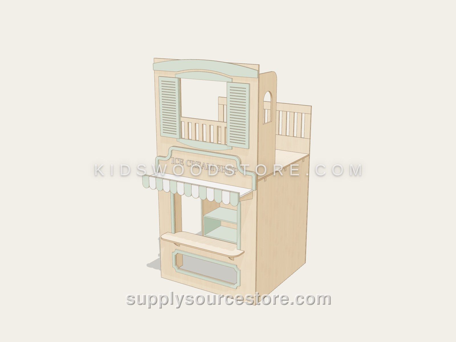 Ice Cream Shop Playhouse — Treetop Village