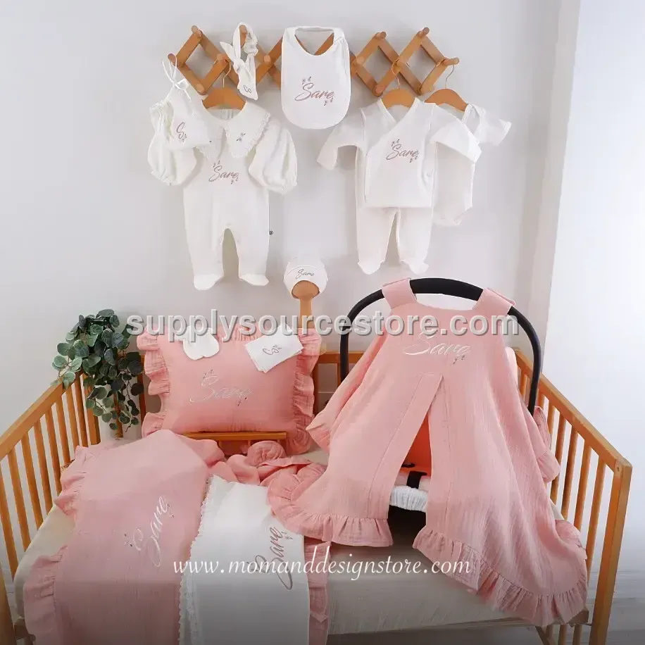 14-Piece 4-layer muslin Coming-Home Set