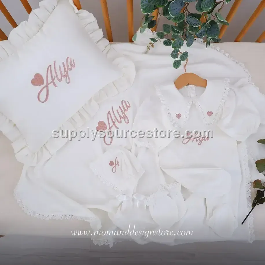 5-Piece cotton sateen Coming-Home Set