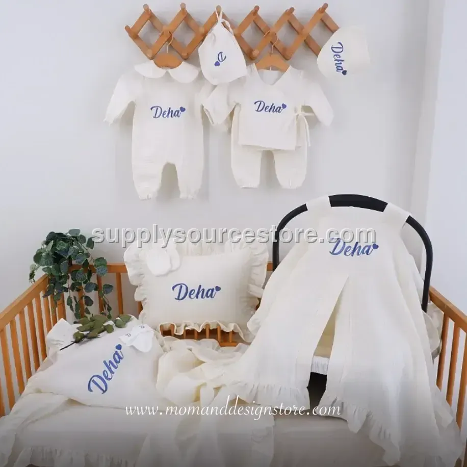 10-Piece 4-layer muslin Coming-Home Set