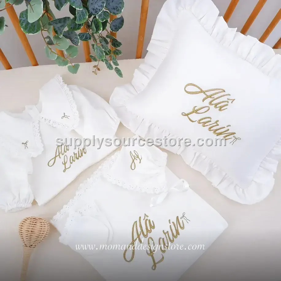 5-Piece cotton sateen Coming-Home Set