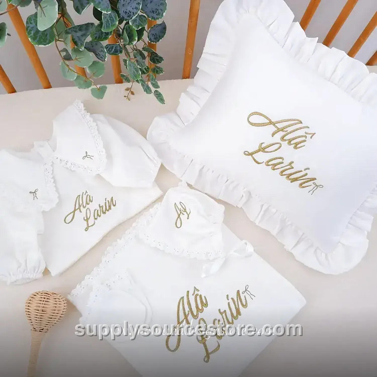 5-Piece cotton sateen Coming-Home Set · SS-006650