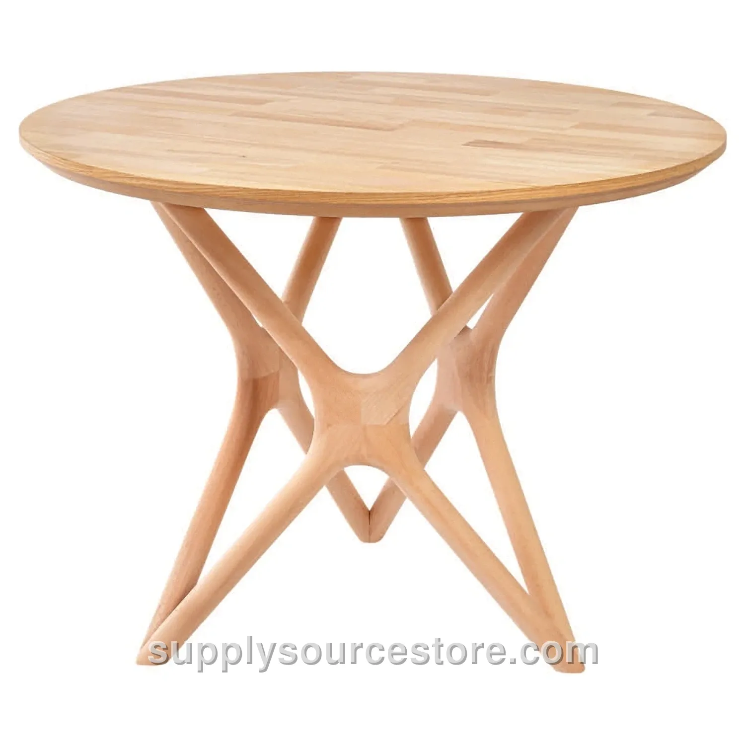 Star Table Parquet Pattern Oak