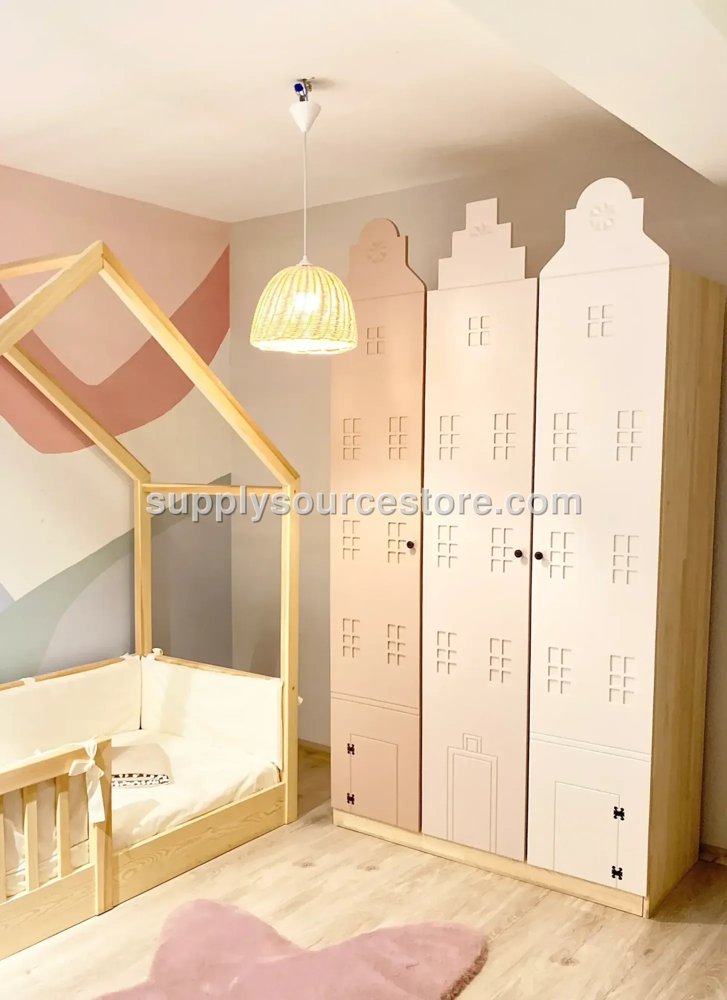 Cliff Series 3 KAPAKLI GARDIROP - Led Without Light Wardrobe