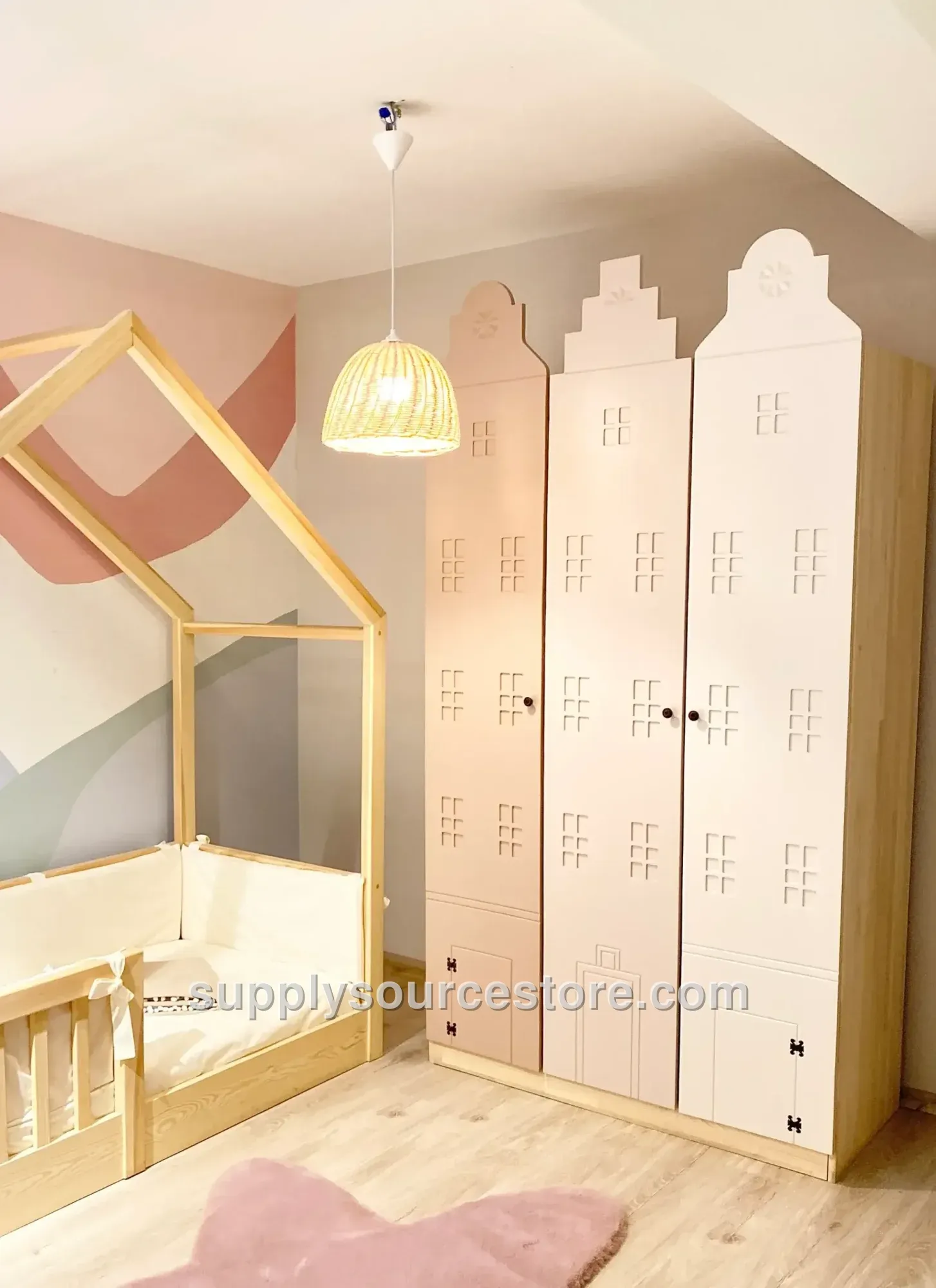 Cliff Series 3 With Doors Wardrobe - LED Without Light Wardrobe