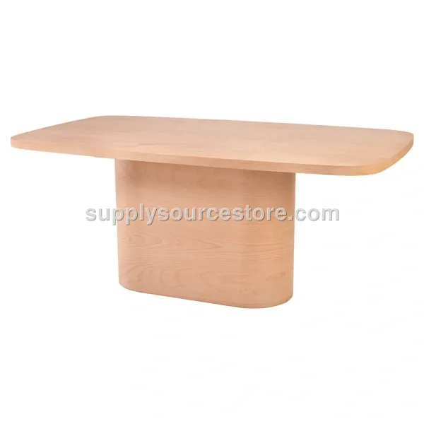 Cylindrical Oval Robus Table Beech