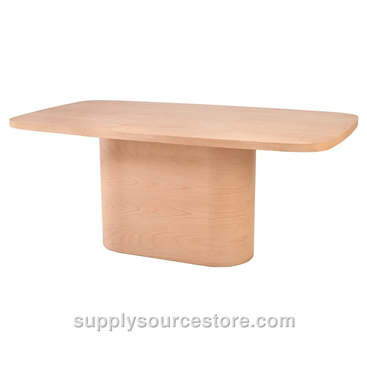 Cylindrical Oval Robus Table Beech