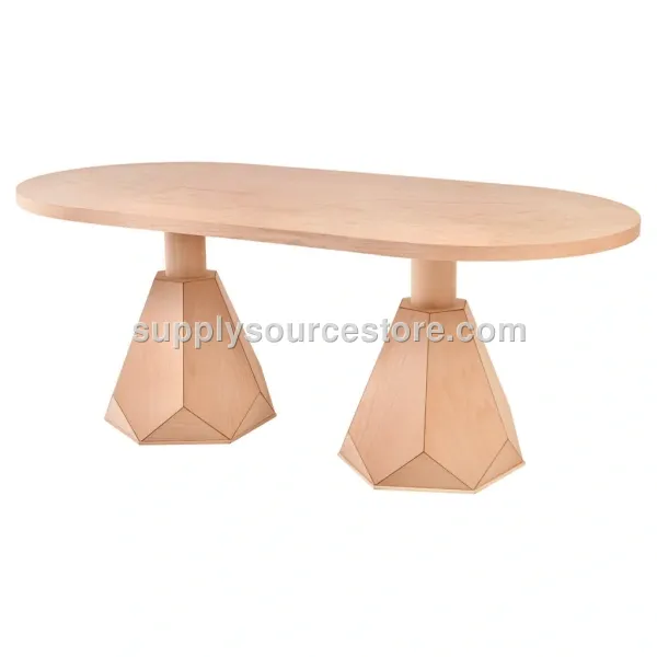 Diamond Oval Table Double With Base