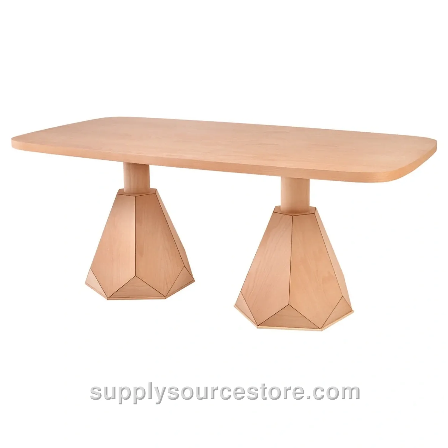 Diamond Robust Double Table with Base
