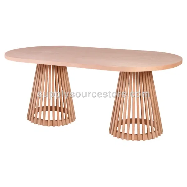 Lattice Oval Table