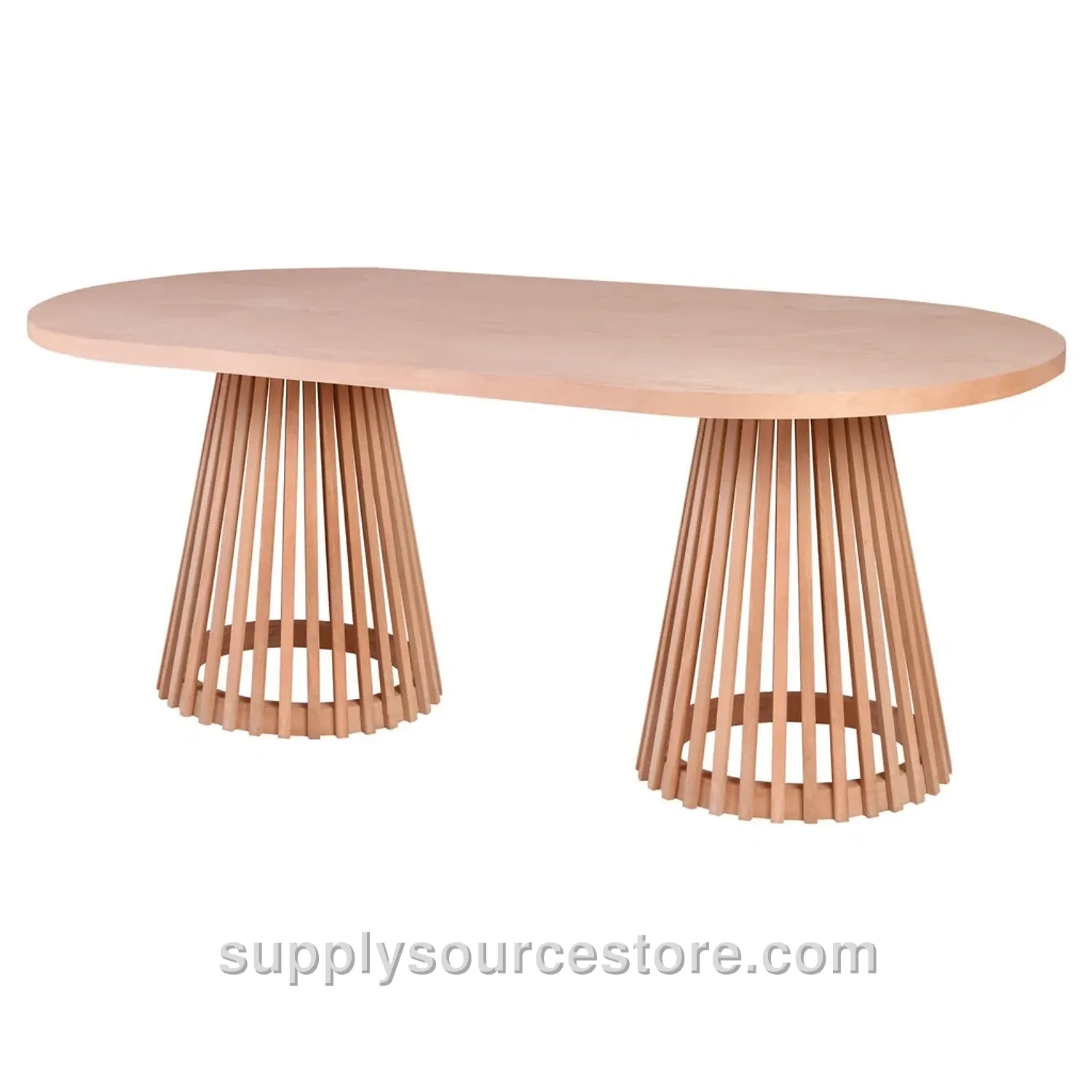 Lattice Oval Table