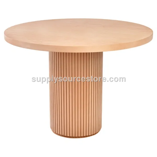 Striped Cylindrical Table