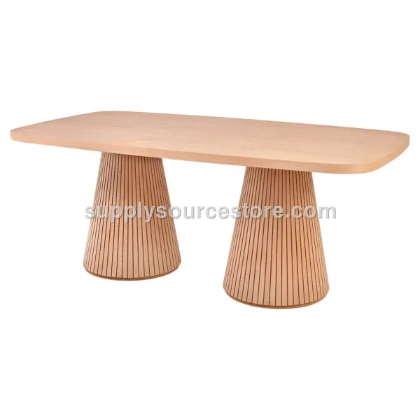 Striped Barrel Robus Table Double With Base