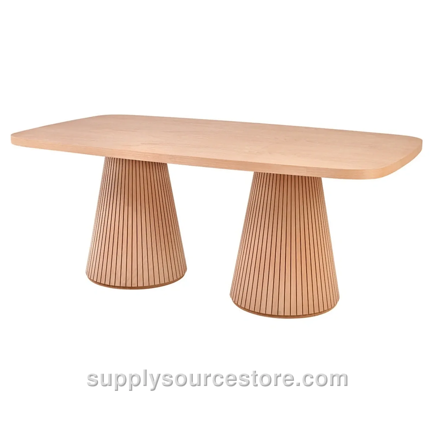 Striped Barrel Robus Table Double With Base