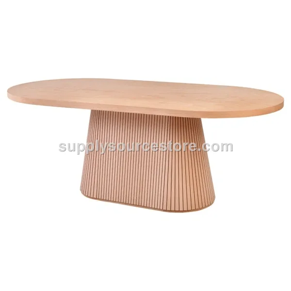 Striped Robus Oval Table