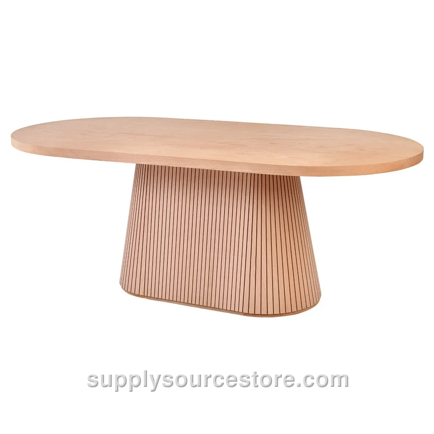 Striped Robus Oval Table