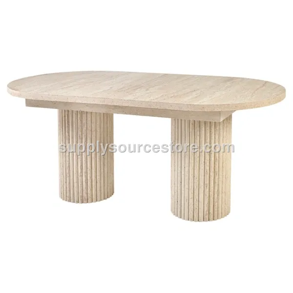 Travertine PTT Extendable Table