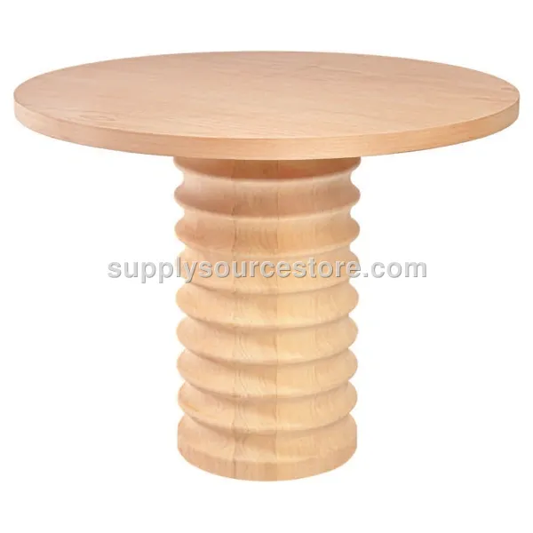 Fluted Round Table