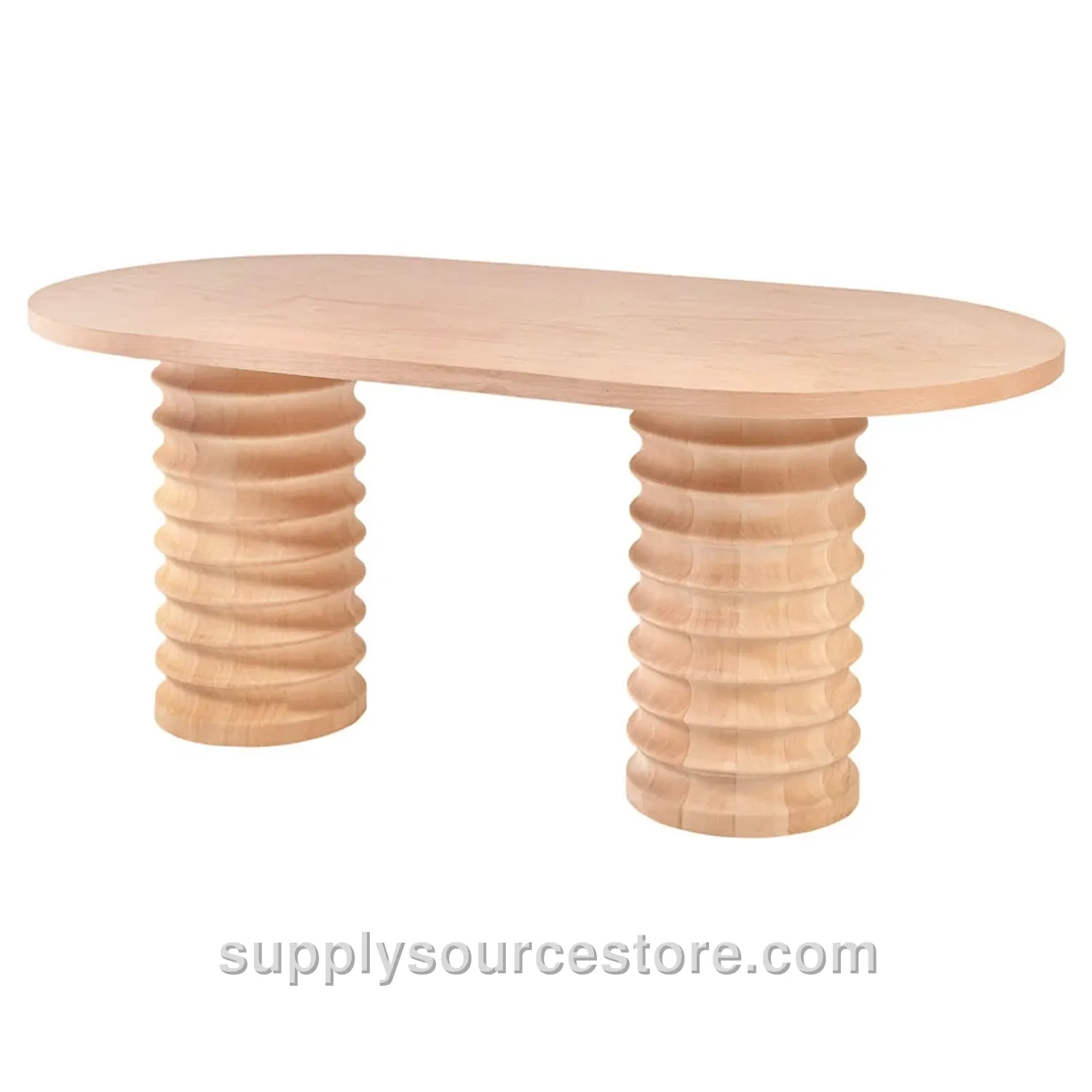 Fluted Oval Table