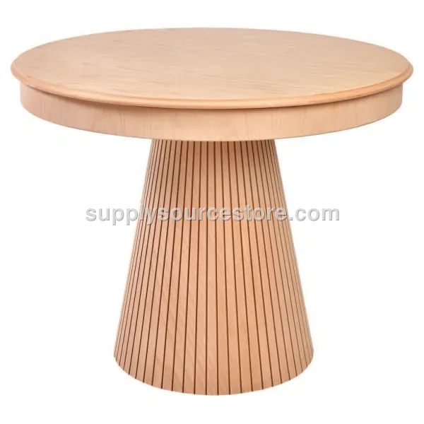 Striped Barrel Extendable Table