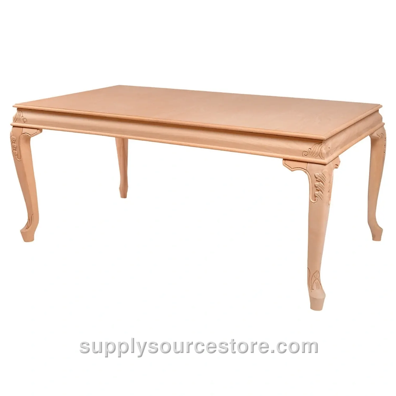Hilal Lukens Carved Extendable Table