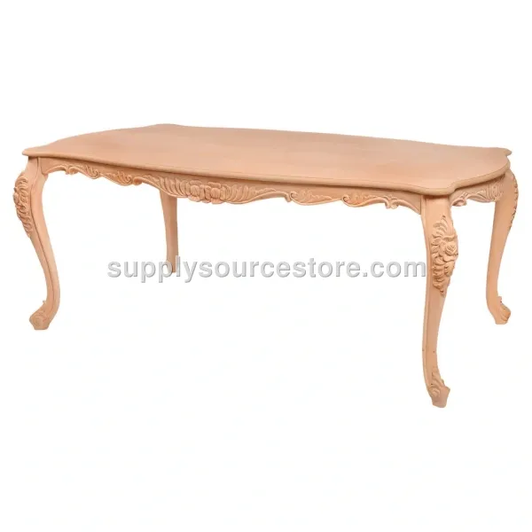 Gold Carved Fixed Table