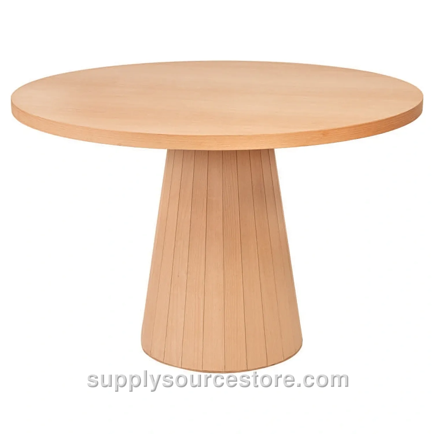 World Round Beech Table with 50 cm (19.7 in) Base