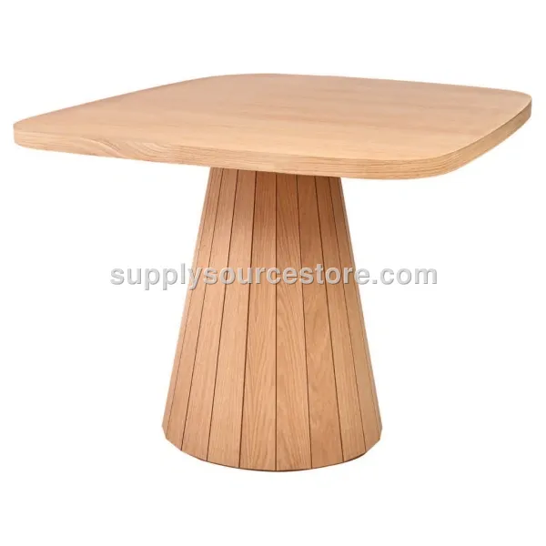 World Robus Oak Table with 50 cm (19.7 in) Base