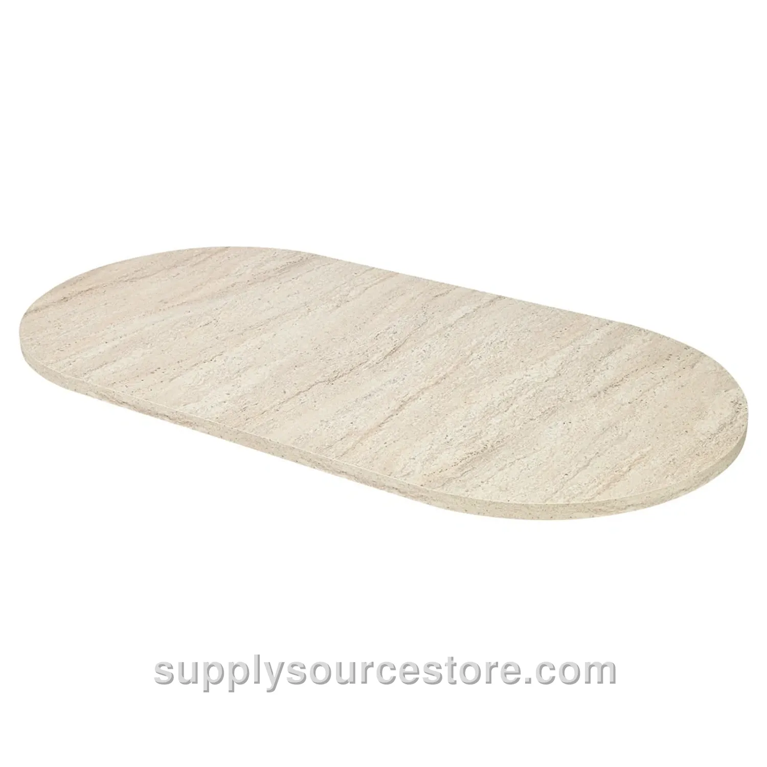 Travertine Oval Top