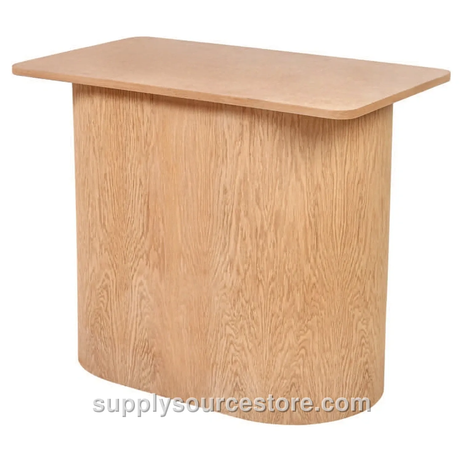 Cylindrical Oval Base Oak