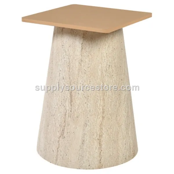 Travertine Barrel Base