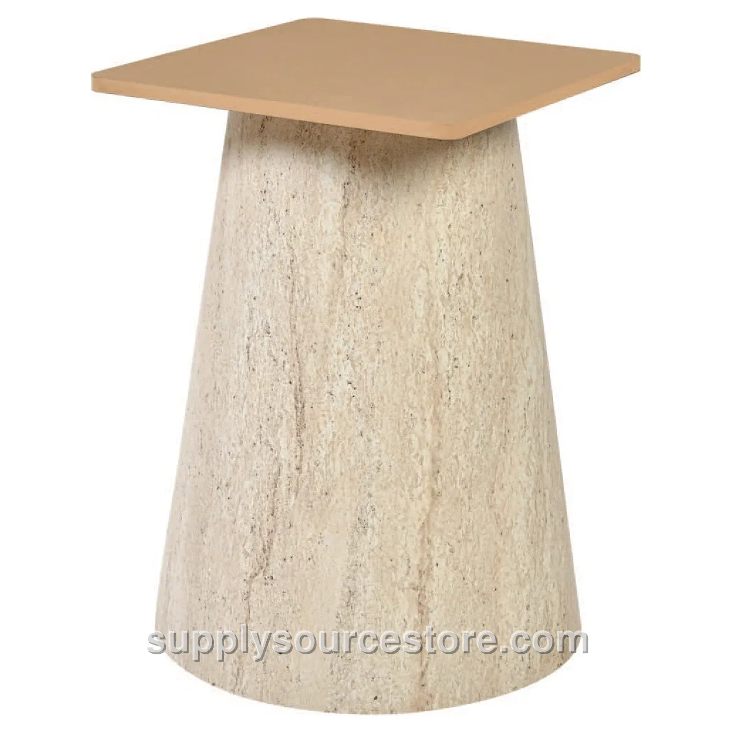 Travertine Barrel Base