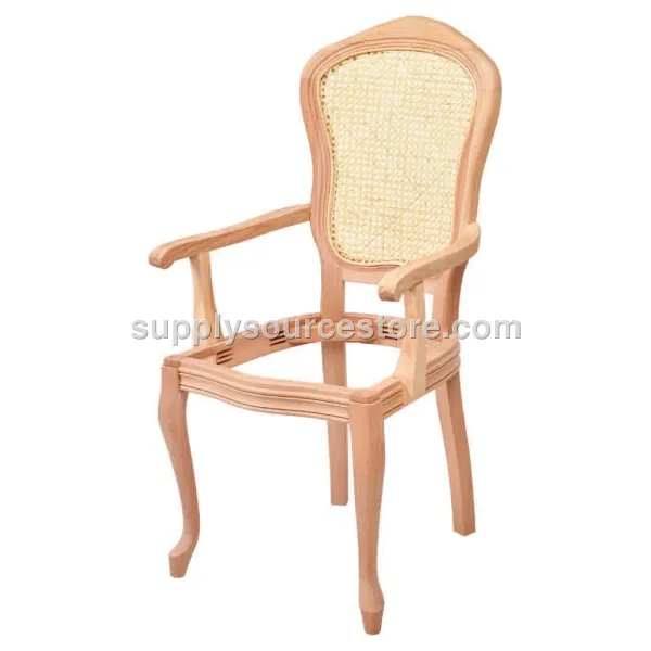 Italian With Arms Cane Chair