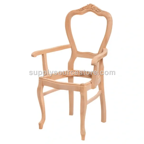 Classic Lükens Carved Chair with Arms