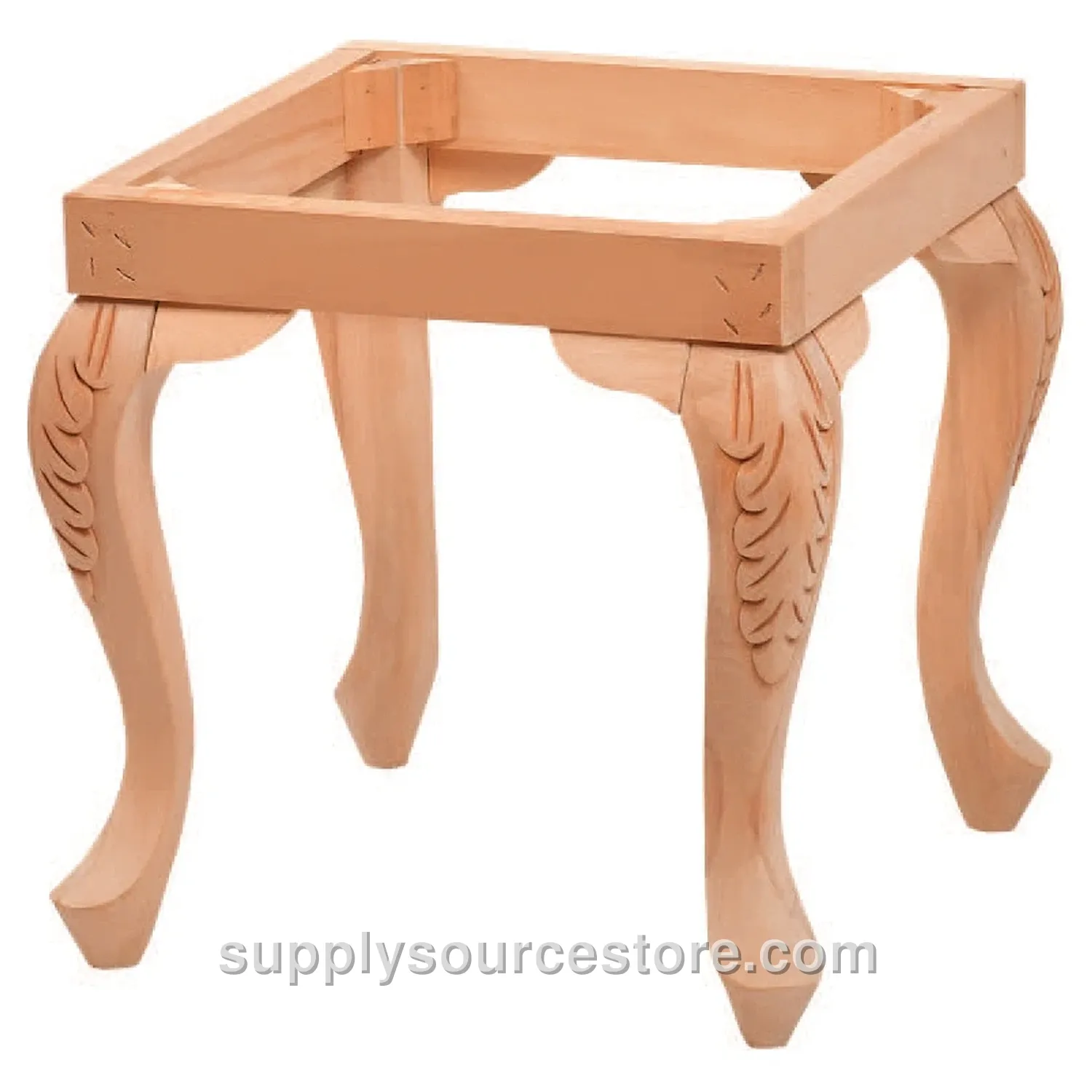 Lukens Carved Ottoman