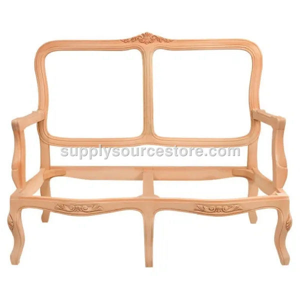 Italian Carved Two-Seater Sofa